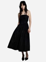 Акція на Плаття вечірнє міді жіноче H&M 1209343001c21 42 Чорне від Rozetka