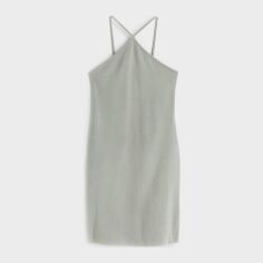 Акція на Плаття коротке літнє жіноче H&M XAZ443330WGJR L Блідо-м'ятне від Rozetka