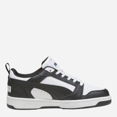 Акція на Підліткові кросівки для хлопчика Puma Rebound V6 Lo Jr 39383301 37 (4UK) Чорні від Rozetka