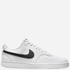 Акція на Жіночі кеди низькі Nike W Court Vision Lo Nn DH3158-101 38 (7US) Білі з чорним від Rozetka