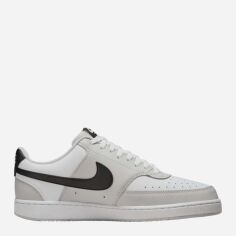 Акція на Чоловічі кеди низькі Nike Court Vision Lo HV0927-097 46 (12US) Сірі від Rozetka