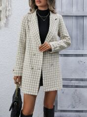 Акція на Пальто осіннє жіноче SHEIN GD-00083908 L Різнокольорове від Rozetka