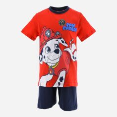 Акція на Дитяча літня піжама для хлопчика Disney Paw Patrol YE20069 116 см Червона від Rozetka