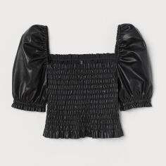 Акція на Топ жіночий H&M 9281110wer S Чорний від Rozetka