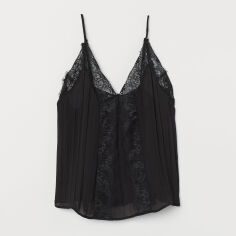 Акція на Топ жіночий H&M 8147622wer XS Чорний від Rozetka