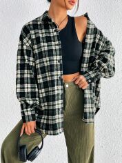 Акція на Сорочка жіноча SHEIN GD-00111367 XS Комбінована від Rozetka