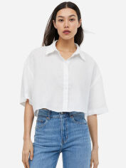 Акція на Сорочка жіноча H&M 1128522wer XS Біла від Rozetka