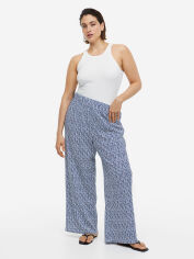 Акція на Штани жіночі H&M 1159964wer XS Сині з білим від Rozetka