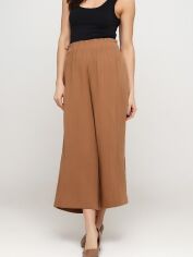 Акція на Штани жіночі H&M 8550791wer XL Світло-коричневі від Rozetka