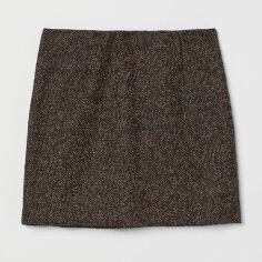 Акція на Спідниця жіноча H&M 9936394wer XL Коричнева від Rozetka