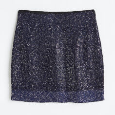 Акція на Спідниця жіноча H&M 1127859wer XS Темно-синя від Rozetka
