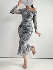 Акція на Сукня довга літня жіноча SHEIN GD-00114182 XL Різнокольорова від Rozetka