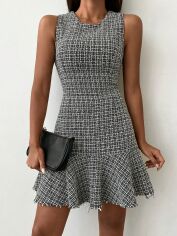 Акція на Плаття жіноче SHEIN GD-00098029 S Чорно-біле від Rozetka