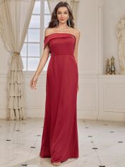 Акція на Плаття жіноче SHEIN GD-00097828 M Бордове від Rozetka