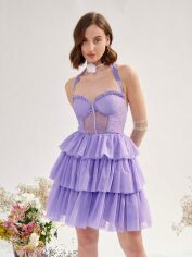 Акція на Сарафан жіночий літній SHEIN GD-00097256 L Бузковий від Rozetka