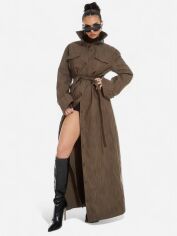 Акція на Тренч жіночий SHEIN GD-00097480 S Коричневий від Rozetka