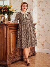 Акція на Плаття міді літнє жіноче SHEIN GD-00096718 XL Комбіноване від Rozetka