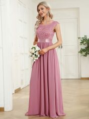 Акція на Плаття жіноче SHEIN GD-00097810 2XL Рожево-коричневе від Rozetka