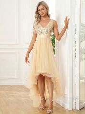 Акція на Плаття жіноче SHEIN GD-00097802 XL Світло-бежеве від Rozetka