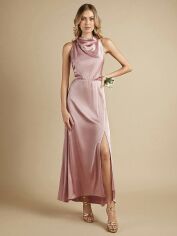 Акція на Плаття вечірнє довге літнє жіноче SHEIN GD-00097853 XS Світло-рожеве від Rozetka