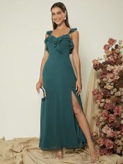 Акція на Плаття жіноче SHEIN GD-00097744 L Темно-бірюзове від Rozetka