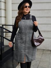 Акція на Плаття жіноче SHEIN GD-00095687 3XL Сіре від Rozetka