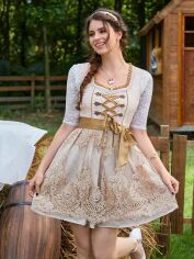 Акція на Плаття жіноче SHEIN GD-00085505 L Бежеве від Rozetka