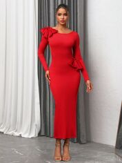 Акція на Плаття жіноче SHEIN GD-00097372 M Червоне від Rozetka