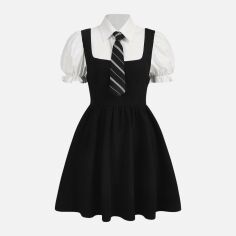 Акція на Плаття жіноче SHEIN GD-00115357 S Чорне від Rozetka