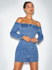 Акція на Плаття жіноче SHEIN GD-00108895 S Блакитне від Rozetka
