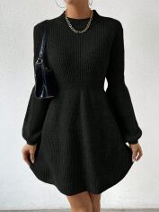 Акція на Плаття жіноче SHEIN GD-00099876 M Чорне від Rozetka