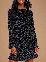 Акція на Плаття коротке літнє жіноче SHEIN GD-00105937 S Чорне від Rozetka