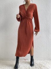 Акція на Плаття міді літнє жіноче SHEIN GD-00113662 L Мідне від Rozetka
