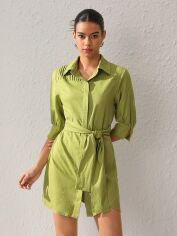 Акція на Плаття жіноче SHEIN GD-00105973 L Світло-зелене від Rozetka