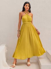 Акція на Сарафан жіночий літній SHEIN GD-00114039 S Жовтий від Rozetka