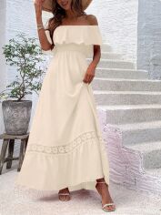 Акція на Плаття жіноче SHEIN GD-00114241 XS Айворі від Rozetka