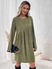 Акція на Плаття жіноче SHEIN GD-00115315 S Хакі від Rozetka