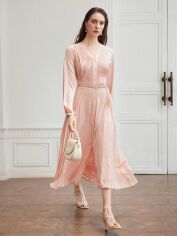 Акція на Плаття жіноче SHEIN GD-00114129 XS Світло-рожеве від Rozetka