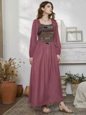 Акція на Плаття жіноче SHEIN GD-00113950 S Рожеве від Rozetka