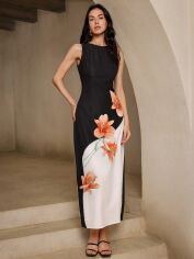 Акція на Плаття жіноче SHEIN GD-00113944 L Чорно-біле від Rozetka
