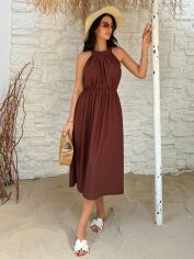 Акція на Плаття жіноче SHEIN GD-00114011 S Теракотове від Rozetka