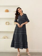Акція на Плаття жіноче SHEIN GD-00113444 L Чорне від Rozetka