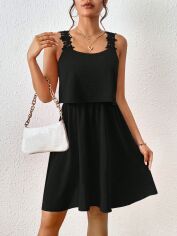 Акція на Плаття жіноче SHEIN GD-00115354 XS Чорне від Rozetka