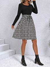 Акція на Плаття жіноче SHEIN GD-00109046 S Чорно-біле від Rozetka