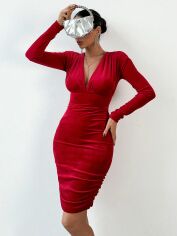 Акція на Плаття жіноче SHEIN GD-00115291 M Червоне від Rozetka
