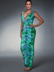Акція на Плаття довге літнє жіноче SHEIN GD-00113806 S Комбіноване від Rozetka