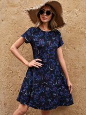 Акція на Плаття міді літнє жіноче SHEIN GD-00115324 S Чорне від Rozetka