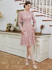 Акція на Плаття жіноче SHEIN GD-00102205 M Світло-рожеве від Rozetka