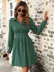 Акція на Плаття жіноче SHEIN GD-00108389 XS Зелене від Rozetka