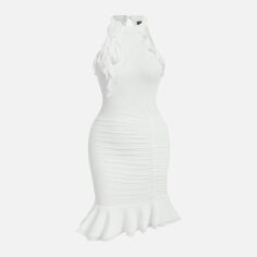 Акція на Плаття вечірнє коротке літнє жіноче SHEIN GD-00115386 XS Біле від Rozetka